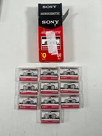 New Sony Microcassette MC-60 Pack Lot Of 10 Box. Fixed Price $29.99.