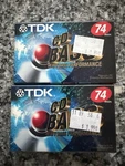 2 Tdk Cd Bass Heavy Performance 74 Min. Blank Audio Cassette Tape. Sealed. Fixed Price $14.00.
