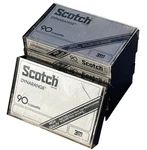 6 Vintage Scotch Dynarange S-C-90 Minute Cassette Tapes. Fixed Price $23.97.
