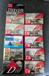 Lot Of 10 New Maxell Tdk Memorex Blank Cassette Tapes 60+90 Minutes. Fixed Price $45.97.