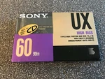 1 New Unused Sony Ux 60 Audio Cassette Tape High Bias Position Type Ll. Fixed Price $14.99.