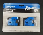 New Pack Brother P-touch Tape Cassette Laminated Labels TC-20 12MM Black/white. Fixed Price $15.00.
