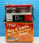 Tdk 90 1988 Usa Type I Box Of Tapes (sealed). Fixed Price $199.99.