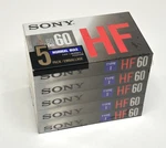 Sony High Fidelity 60 Minute Audio Cassette Normal Bias Blank Tapes X 5. Fixed Price $13.99.