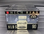 Maxwell Casette Tape XLLLS90 High Output Black Magnetite Sealed (pack Of 7). Fixed Price $130.99.