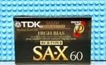 Tdk Sa-x 60 1992 Usa Type Ii Blank Cassette Tape (1) (sealed). Fixed Price $31.49.