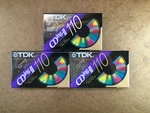 Lot Of 3 Tdk Cding-ii 110 Blank Audio Cassette New. Fixed Price $9.99.