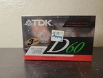 3PK Tdk D60 Normal Position Sealed. Fixed Price $11.99.
