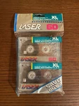 Laser 60 Xl Plus 2 Pack Normal Bias Audio Cassette Tape New Sealed. Fixed Price $19.95.