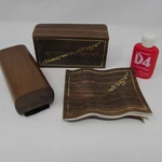 Vintage Discwasher Record Care System Vinyl Cleaner Brush Walnut Handle. Fixed Price $17.95.