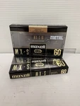 Maxell Mx-s 60 Min Metal Cassette Tape Sealed Japan New Iec Type Iv 90M. Fixed Price $150.00.