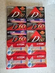 Lot Of 10 Tdk Superior D60 + D90 Type Ieci Blank Cassette Tapes -new Sealed. Fixed Price $19.99.