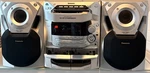 Panasonic SA-AK22 Stereo System 5 Cd Dual Cassette Super Sound Tested & Works. Fixed Price $170.00.