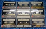 9X Basf Cr-m Ii 90 Chrome Maxima Type 2 Audio Cassette. Fixed Price $65.95.
