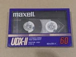 Maxell Udx-ii 60 1986 Type Cassette Tape (sealed). Fixed Price $19.99.