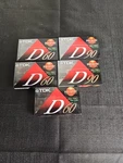Tdk D-90 2 & 3- D-60 High Output Audio Cassette Tape Sealed New Ships Fr Usa. Fixed Price $17.95.