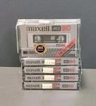 Lot Of 5 Maxell Mx 60 New 1977 Metal Cassettes Type Iv Shrink Wrap Broken Vtg. Fixed Price $219.90.