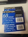 Tonemaster Lot Of 3 Type Cassettes Normal Bias 60 Minute Low Noise. Fixed Price $10.00.