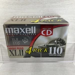 4 Pack Of Maxell Xlii 110 Minutes High Bias Blank Audio Cassette Tapes. Fixed Price $39.99.