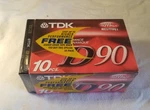 Tdk D90 Nx Audio Cassette Tapes Type Normal - Min Sealed 10 Pack +. Fixed Price $19.96.