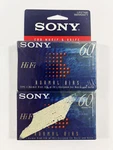 Sony Hf Type Normal Bias Recording Blank Audio Cassette Tapes 60 Minutes 2 Pack. Fixed Price $6.75.