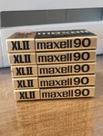 Lot Of 5 New Sealed Maxell Xlii 90 Audio Cassette Tape Type High Bias Blank. Fixed Price $49.99.