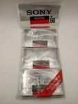 Sony Hf 60 Vtg Original Packaging 3 Package. Fixed Price $9.49.