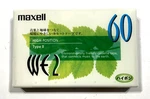Maxell We 2 60 Vintage Audio Cassette Blank Tape Sealed Made Japan Type Ii. Fixed Price $13.99.