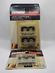 Vintage Gemini MC60 Minute (1) Phone (3) Audio Micro Cassette Tapes Neverused. Fixed Price $20.00.