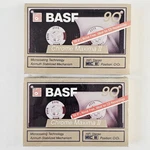 Lot Of 2 Basf Chrome Maxima Ii 90 Audio Cassette New Sealed Vtg. Fixed Price $54.09.