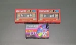 Lot Of 3 Maxell Uds 90 Cassette Tapes New Sealed One Udii Cd Vtg. Fixed Price $34.95.