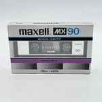 Vintage Maxell Mx 90 Metaxial Blank Audio Cassette Tape Metal Japan New Sealed. Fixed Price $49.76.