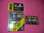 Blank Cassette Tapes Scotch CX-60 Lot Of 3 New Sealed. Fixed Price $15.99.