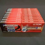 Lot Of 10 Memorex & 11 Tdk (21 Total) Blank Audio Cassettes 90MIN 60MIN New!. Fixed Price $19.95.