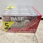 Basf Ferro Extra Blank Cassette Tape 5 Pack 60 Minutes New Factory Sealed. Fixed Price $15.99.