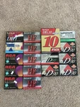 26 Vtg Sealed Cassette Tapes Sony Tdk 90 60 Fuji Hf Hd Lot. Fixed Price $38.88.