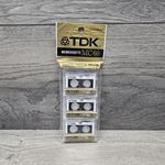 New Tdk MC60 3 Pack Microcassette Blank Audio Tapes Sealed. Fixed Price $14.95.