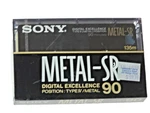 Vintage New Sealed Sony Metal SR90 1990 Type Iv Blank Cassette Tape Vtg. Fixed Price $32.74.