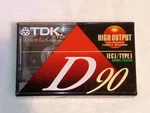 Tdk D90 High Output Audio Cassette Tapes - Brand New. Fixed Price $6.50.