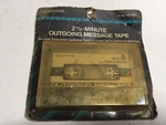 New Duofone Radio Shack 150 Second Endless-loop Outgoing Message Cassette Tape. Fixed Price $9.00.