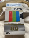 Champion T-120 Blank Video Cassette Vhs Super High Grade Made In Japan. Fixed Price $7.45.