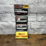 Vintage Tone Master 90 Minute Cassette Tape 3 Pack Nos New Sealed. Fixed Price $12.99.