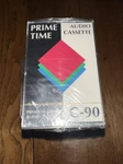Prime Time C-90 Blank Audio Cassette Tape Sealed Lot Of 10 Free Shipping. Fixed Price $24.99.