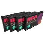 New Sealed Lot Of 4 Rca Hi-fi RC90 Stereo Blank Audio Minute Cassette Tapes. Fixed Price $16.00.