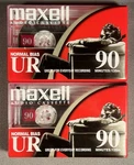 Maxell UR-90 Normal-bias Blank Recordable Cassette Tape New Sealed (lot Of X2). Fixed Price $9.99.