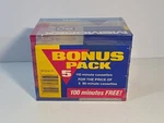 Vintage Sealed Pack Memorex Blank Audio Cassette Tapes Dbs 90 Minutes 135M. Fixed Price $11.99.