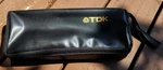Vintage 1980S Tdk 15 Cassette Tape Plastic Storage Holder Soft Carrying Case. Fixed Price $17.99.