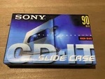 Sony Cd-it Slide Case Minute High Bias Audio Cassette Tape C-90CDT2B. Fixed Price $8.00.