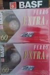 Basf Ferrous Extra Iec Audio Stereo Cassette Tape Two Pack 60 Minutes Nib Pk. Fixed Price $6.99.