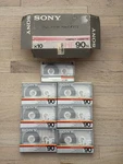 New Lot Of 6 Sony HF90 Blank Audio Recording Cassette Tape Speech Music Sealed. Fixed Price $69.99.